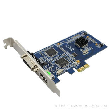 PCI-E HDMI Capture Card, 1080i60fps HDMI Input, Connect 1 x YPbPr, 1 x Component, 1 x S-Video